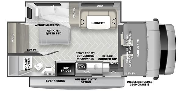 2023 Mercedes-Benz Sprinter / Forest River Sunseeker 2400 MBS Class C