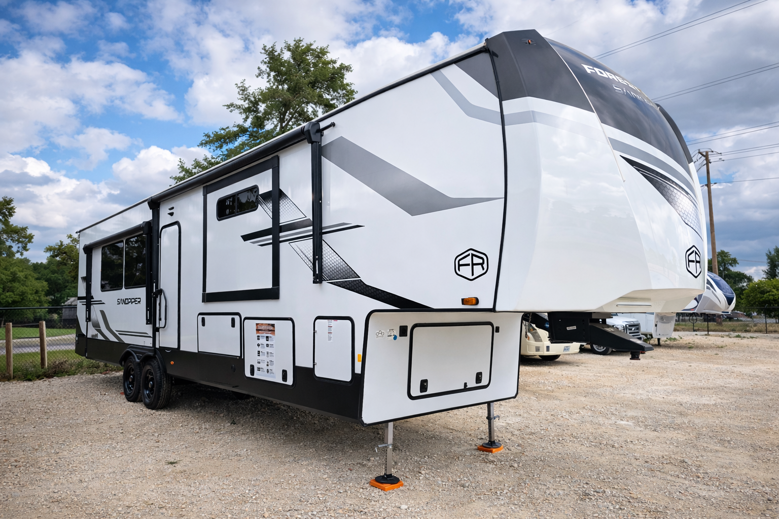 "The Sanctuary" Forest River Sandpiper Fifth Wheel