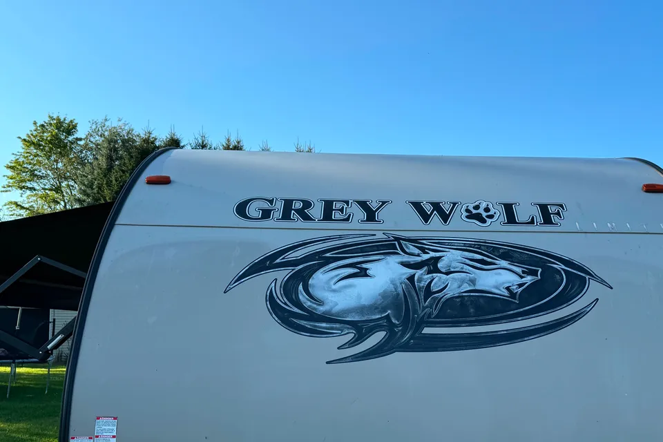 Camping is the best! Grey Wolf Limited Edition Bunk Bed Travel Trailer
