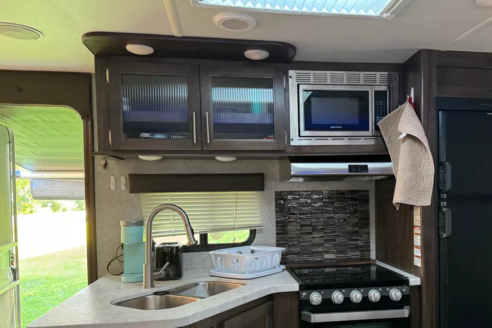 Camping is the best! Grey Wolf Limited Edition Bunk Bed Travel Trailer