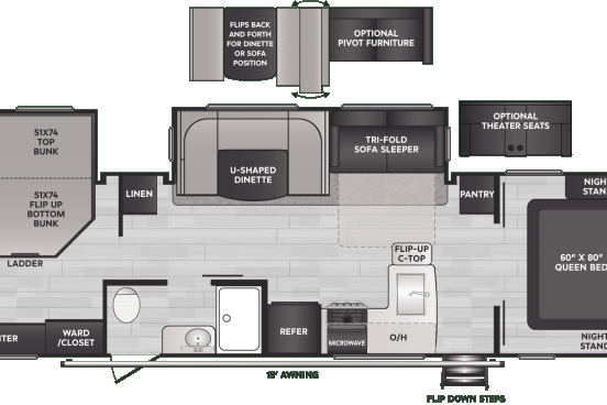 "The Quadrants" 2 BR / Sleeps 12