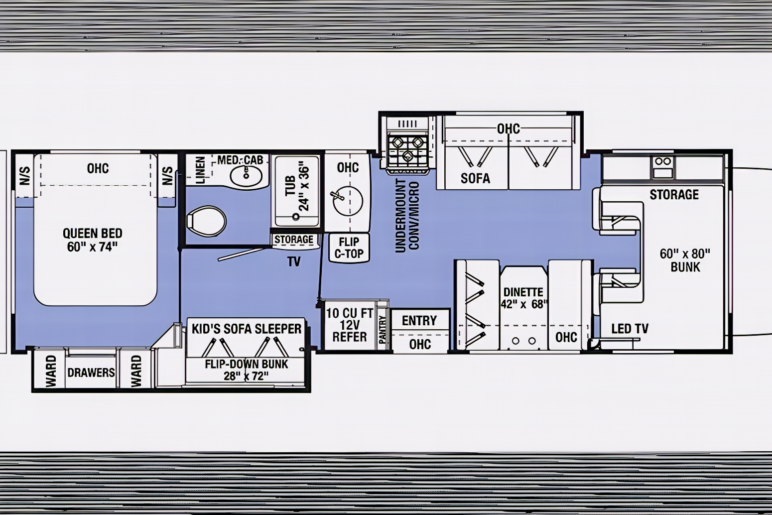 2021  Sunseeker Bunk house