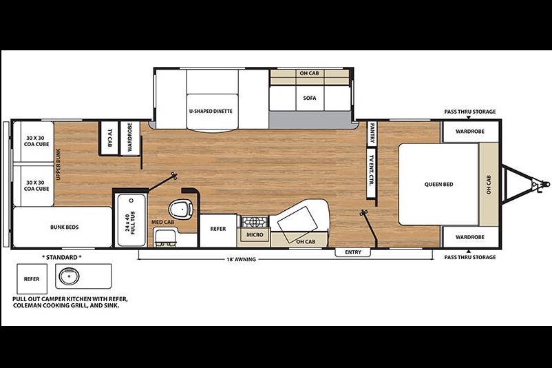 Coachman Catalina Bunkhouse Trailer