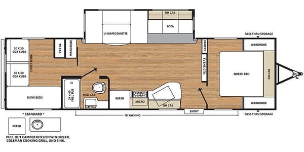 Coachman Catalina Bunkhouse Trailer