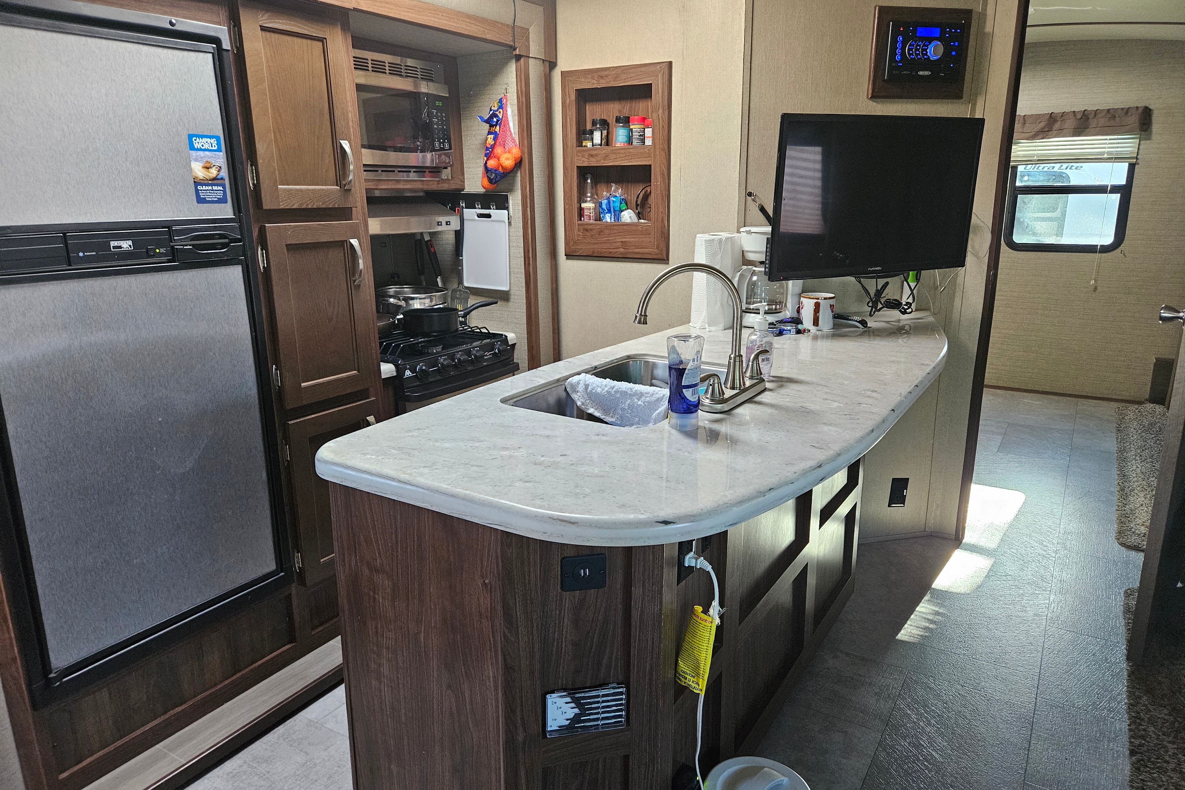 Lucas's Luxury Aerolite Dutchman bunkhouse Travel Trailer