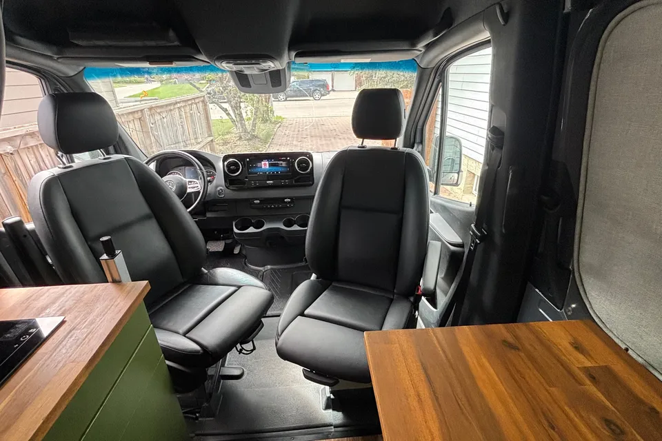 The Alpine Olive - Sleek 2023 Mercedes Sprinter AWD