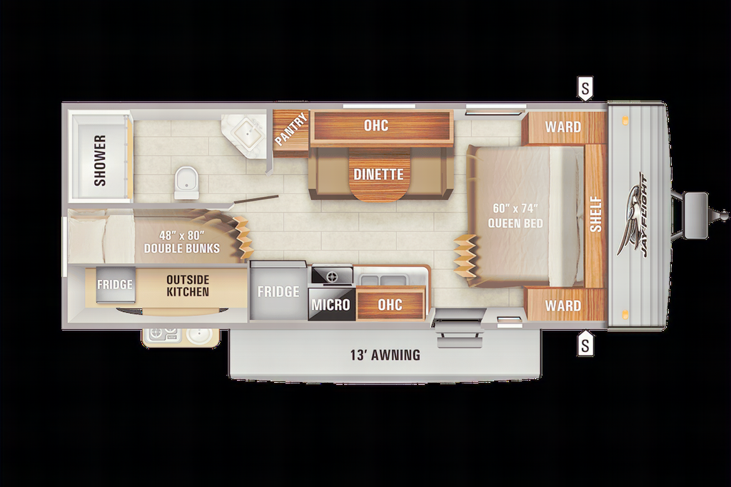 Midnight Sun  2019 Jayco Jay Flight 22ft Pet Friendly