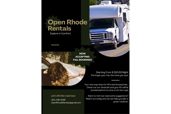 Open Rhode Class C Motorhome (2022 Minni Winnie)