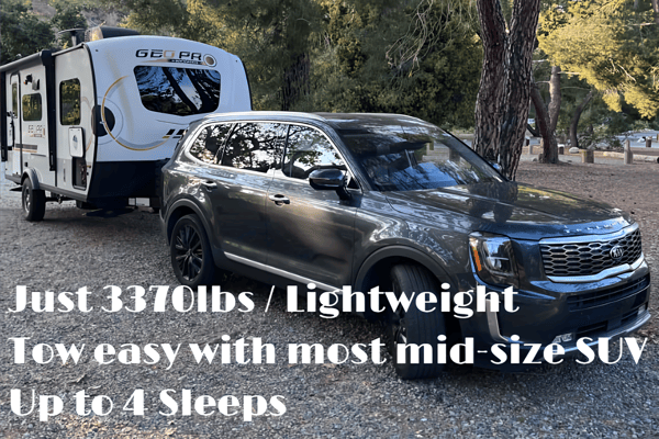 Forest River Geo Pro G19FBS 20ft Travel Trailer | Lightweight | Hitch Included | Sleeps 3-4 | Irvine