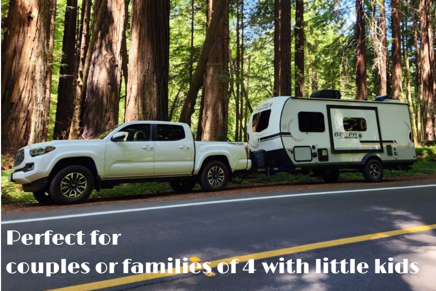 Forest River Geo Pro G19FBS 20ft Travel Trailer | Lightweight | Hitch Included | Sleeps 3-4 | Irvine