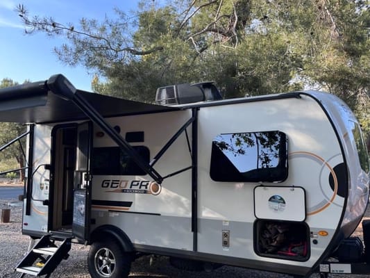 Forest River Geo Pro G19FBS 20ft Travel Trailer | Lightweight | Hitch Included | Sleeps 3-4 | Irvine