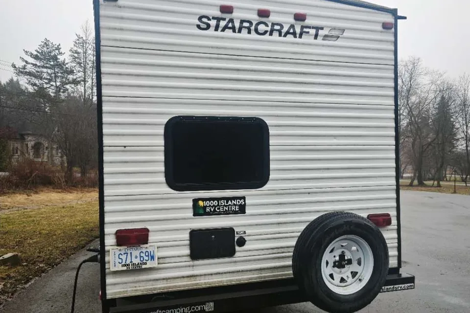 Family Camping Package Trailer | Sleeps 10 | Delivery & Setup, BBQ, Tent & Projector