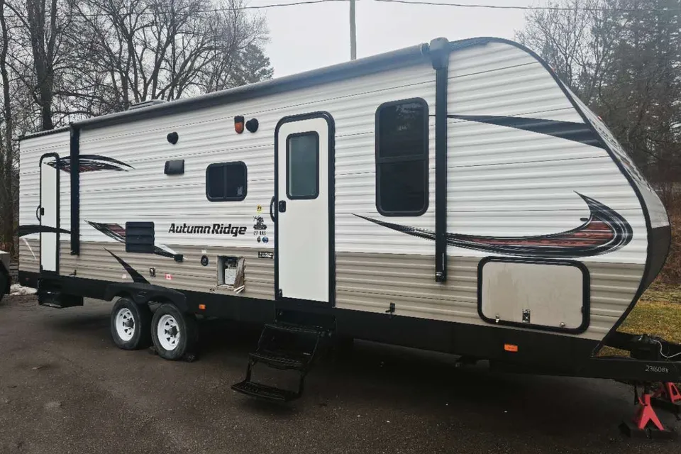 Family Camping Package Trailer | Sleeps 10 | Delivery & Setup, BBQ, Tent & Projector