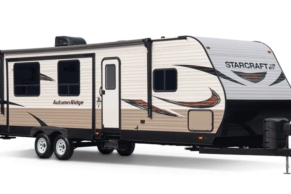 Family Camping Package Trailer | Sleeps 10 | Delivery & Setup, BBQ, Tent & Projector