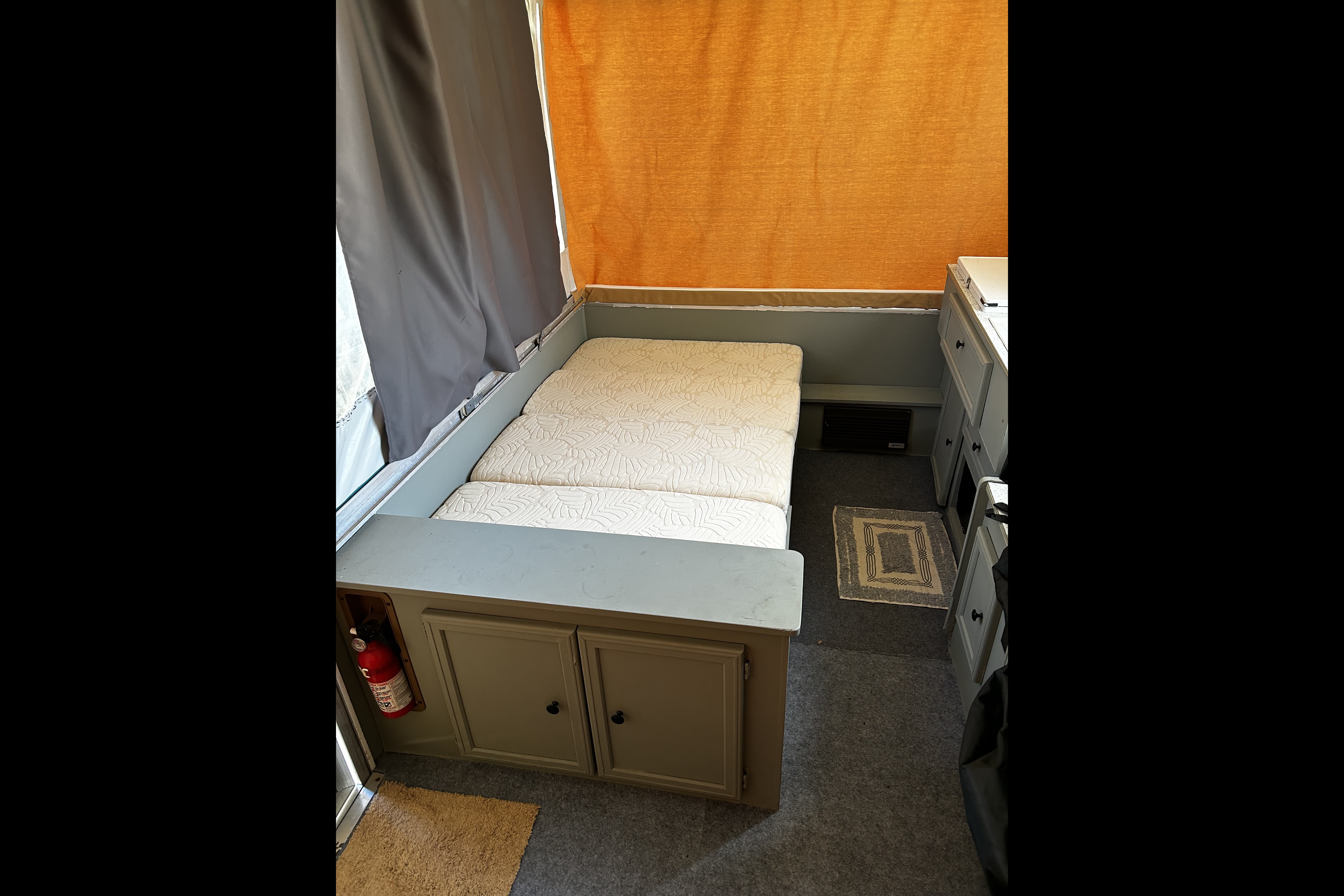 Pop Up Camper and Tent Combo