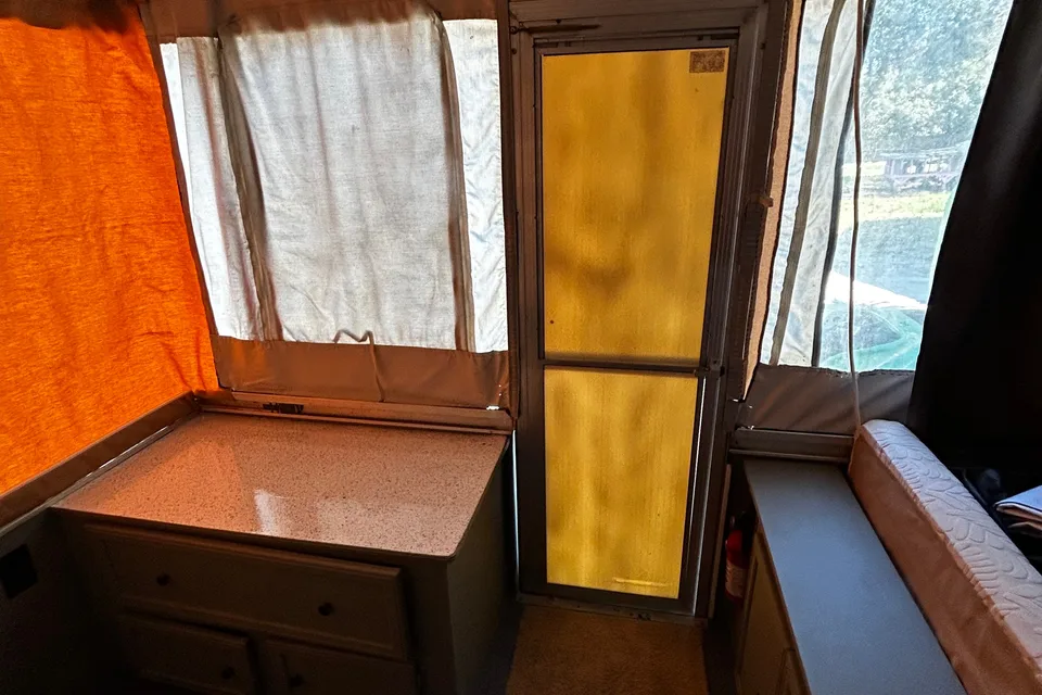 Pop Up Camper and Tent Combo