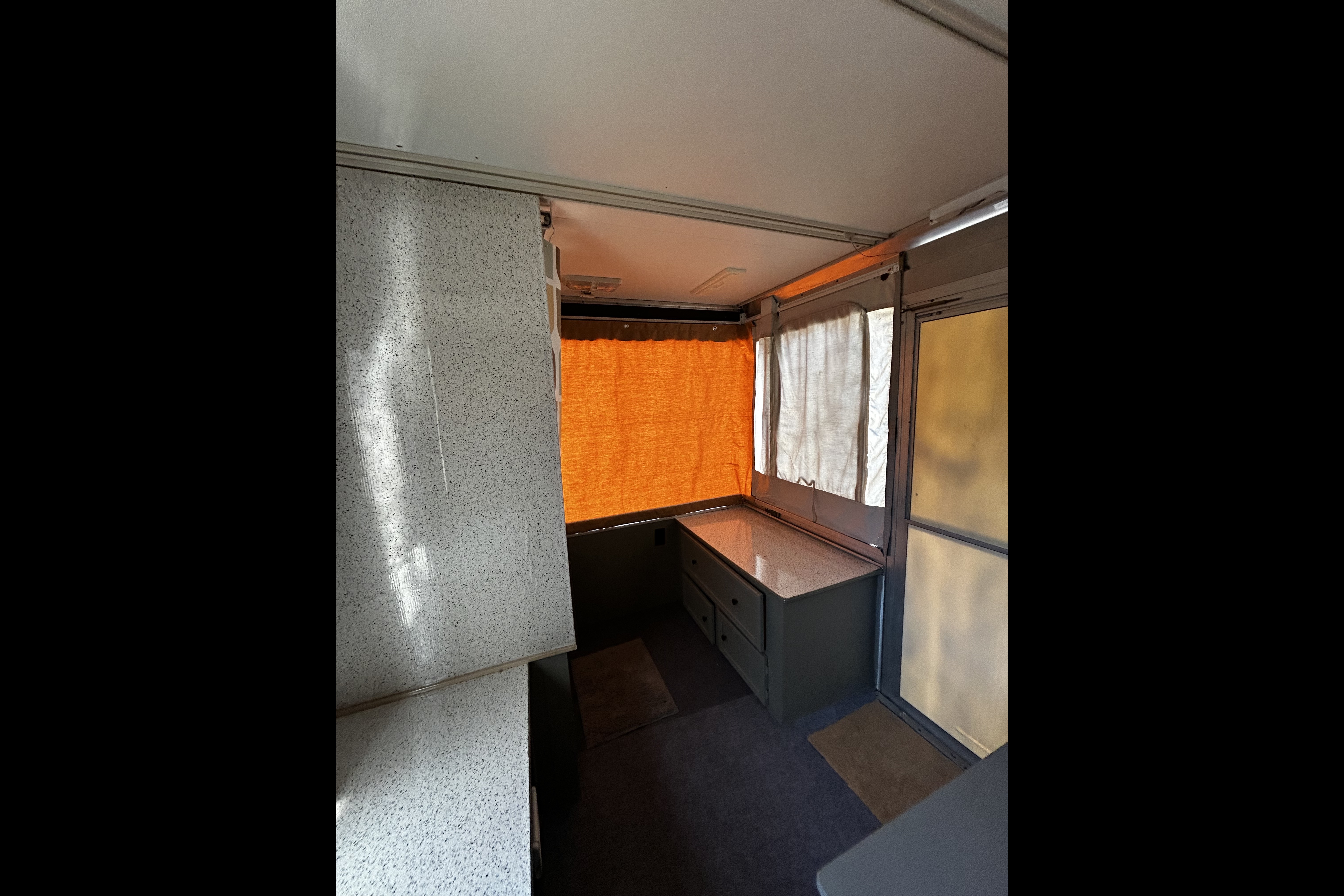 Pop Up Camper and Tent Combo