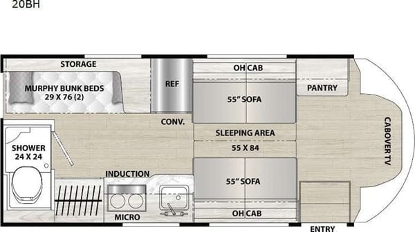 GM's Coachmen Cross Trail 20BHTA Class C