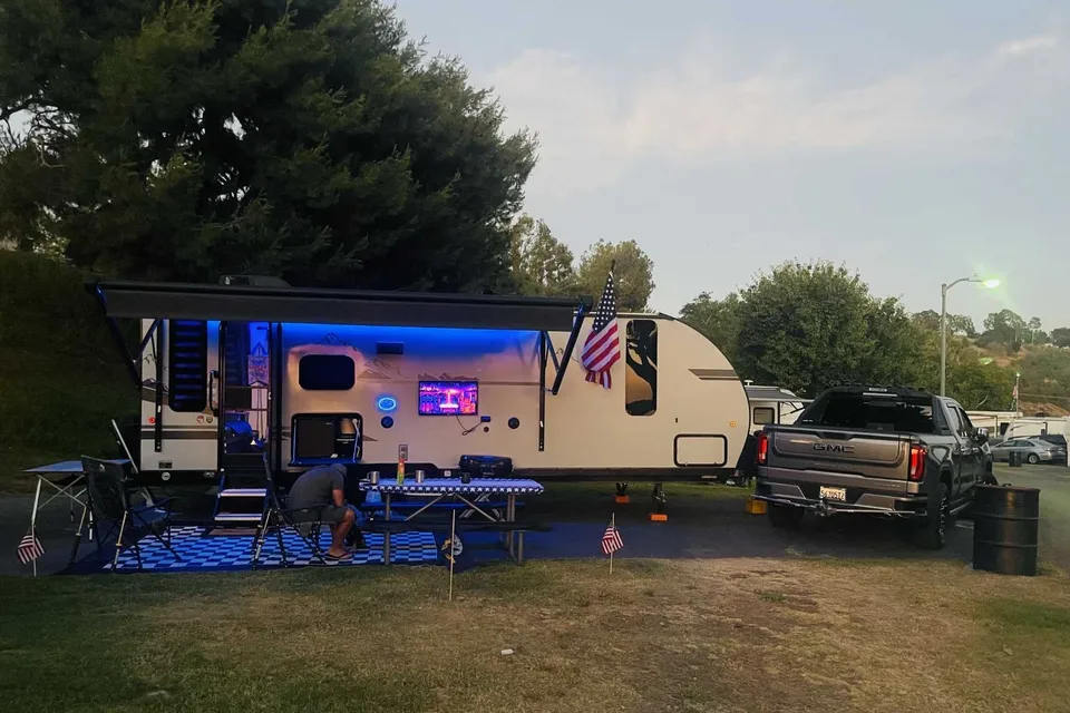 Forest River 23 MKBL Grey Wolf Travel Trailer