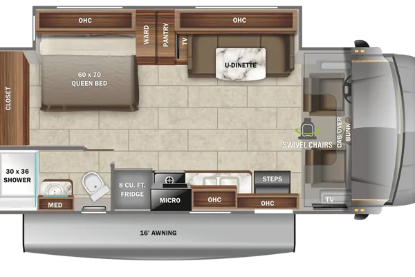 ## 🚐 Location VR familial – Jayco Redhawk Classe C 24 pi | Canada & États-Unis (USA)