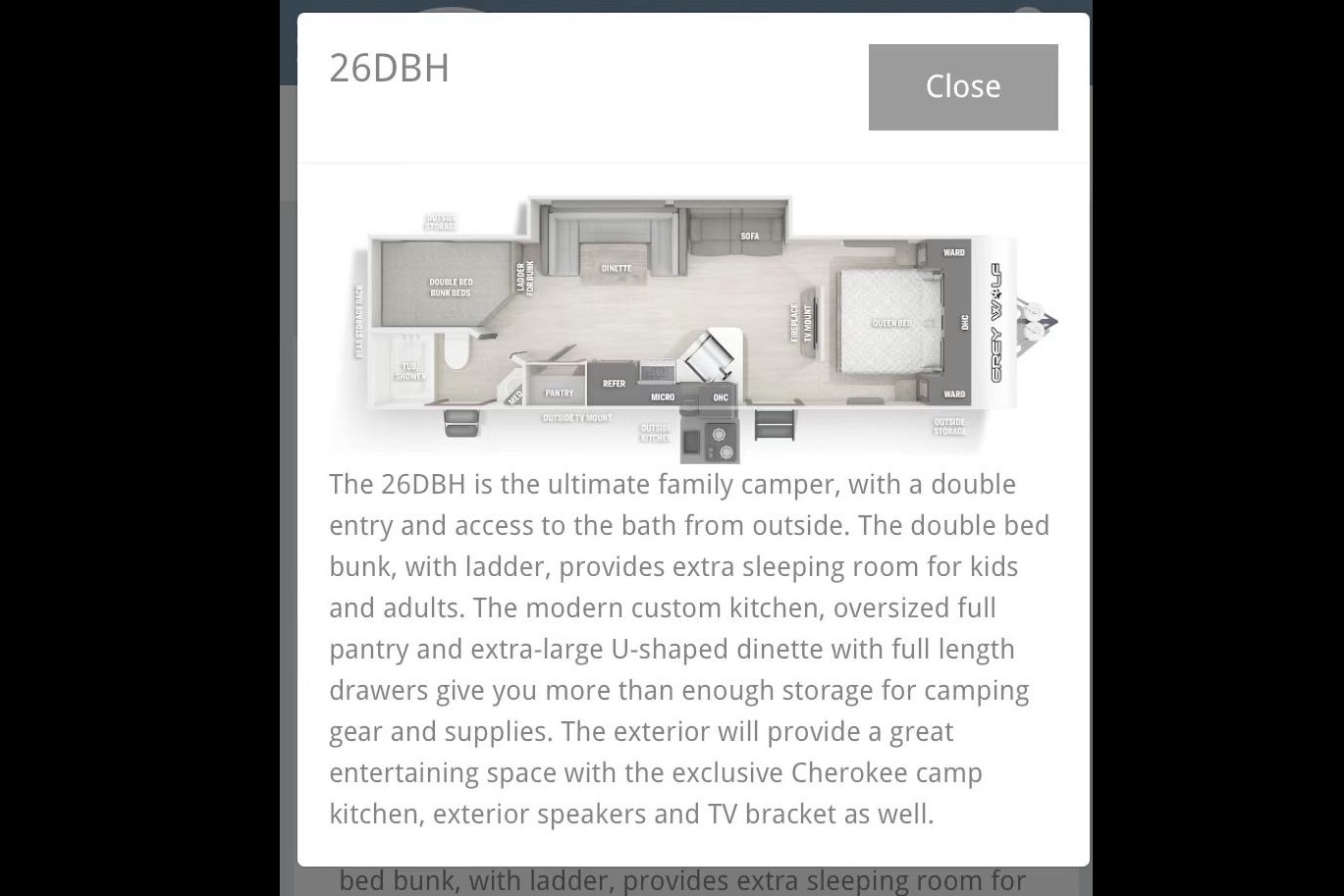 Moon's Forest River 26DBH Travel Trailer