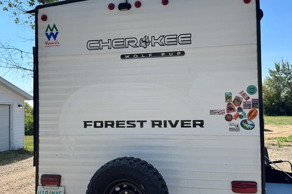 Preston's Forest River Cherokee wulf pup Travel Trailer
