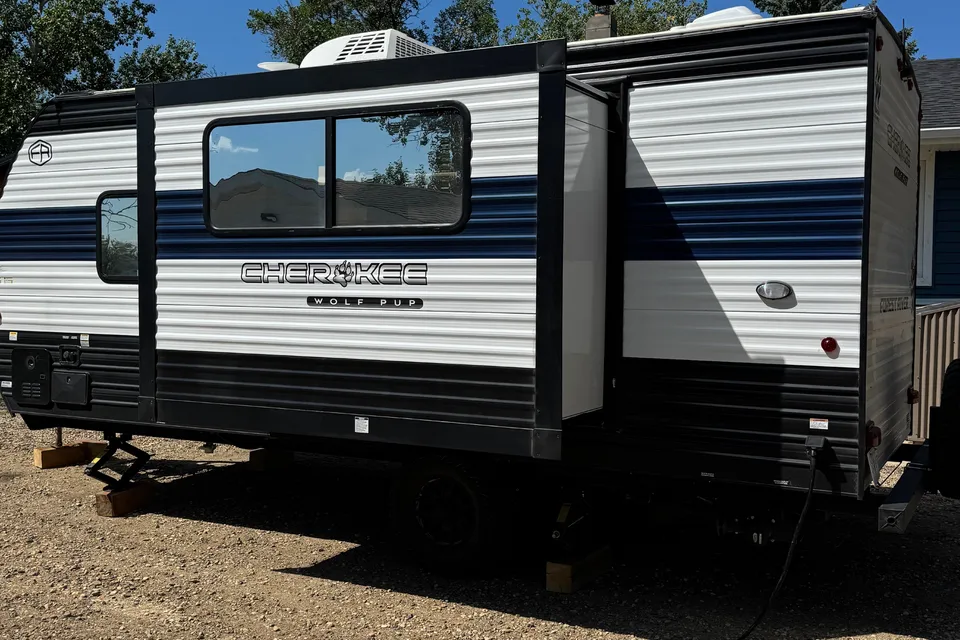 Preston's Forest River Cherokee wulf pup Travel Trailer