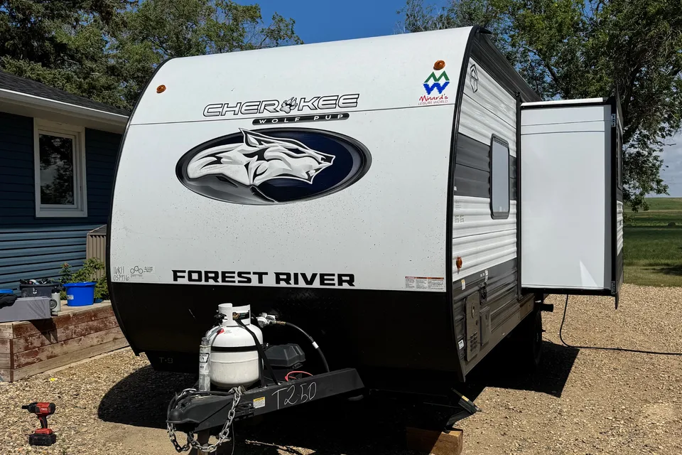 Preston's Forest River Cherokee wulf pup Travel Trailer
