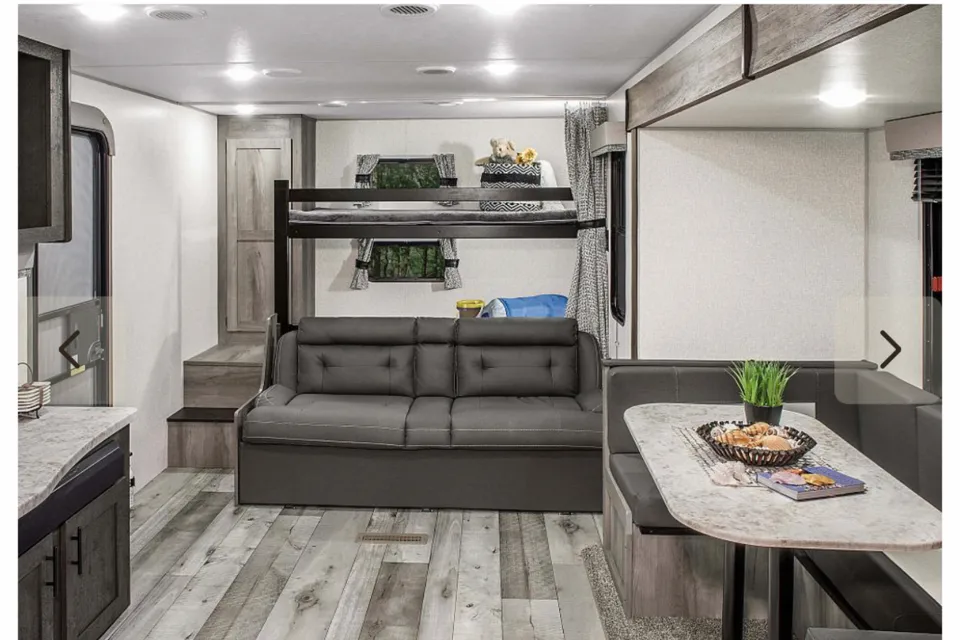 Renae and Tyler’s KZ Sportsman Travel Trailer