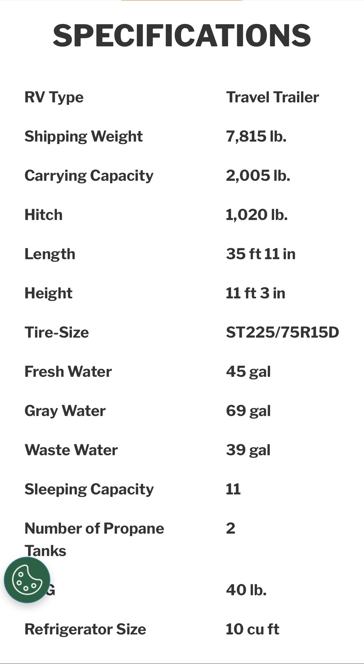 Gregory's Keystone Springdale 310BR Travel Trailer