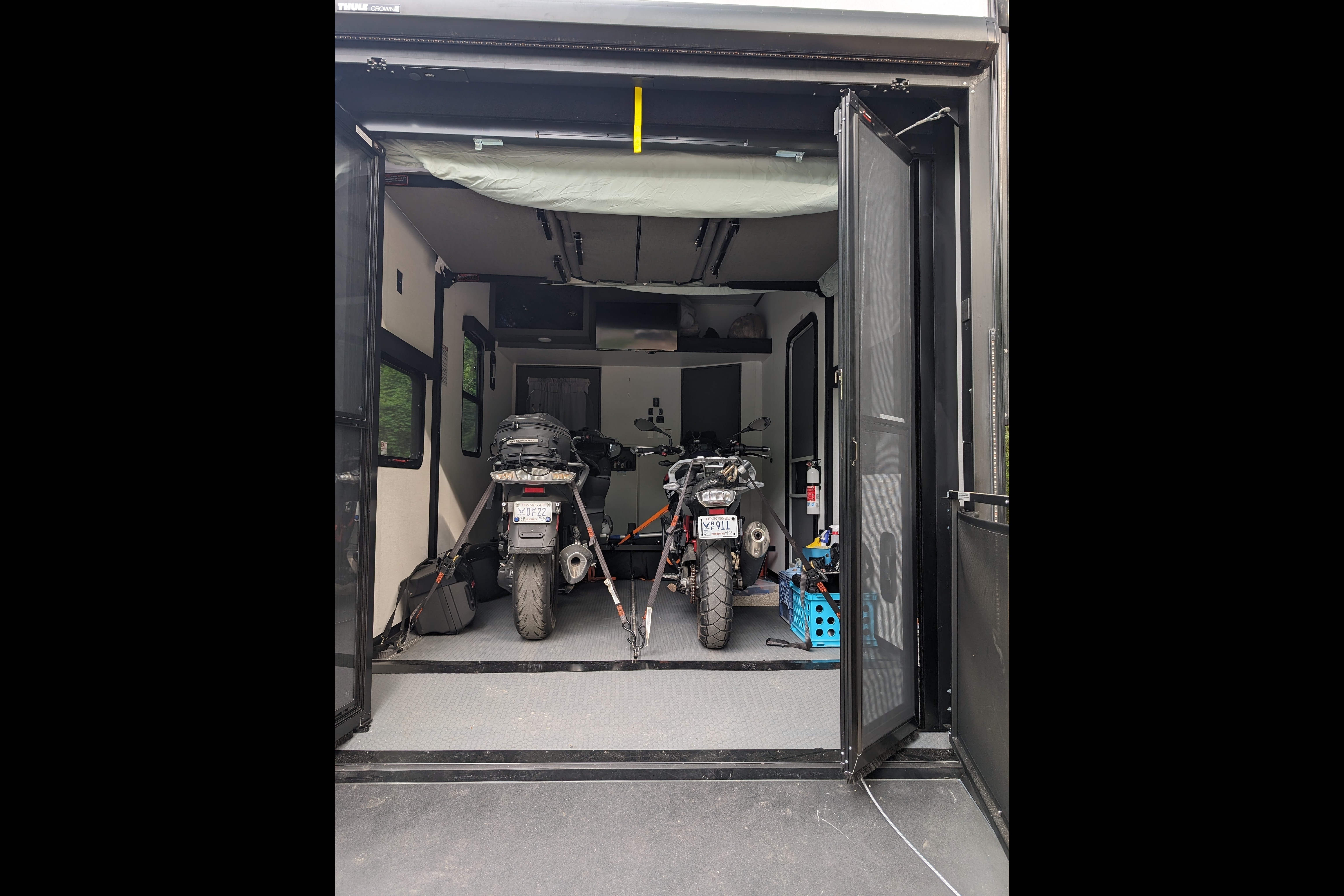 DELIVERY DISCOUNTED Motorcycle-golf Alliance RV 44V14 TOY Hauler