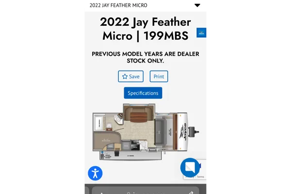 Mark's Jayco 199MBS Travel Trailer