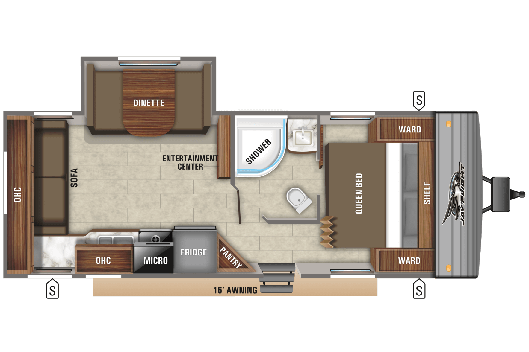 2020 Jayco Jay Flight SLX 245RLS Travel Trailer Sleeps 5!