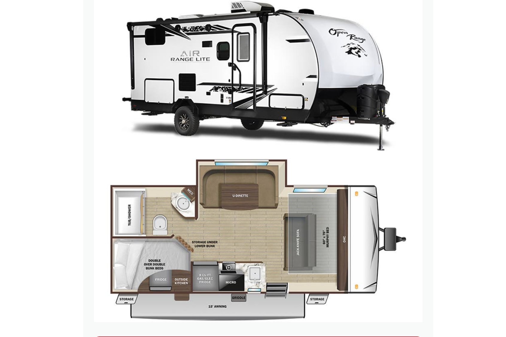 Oleg's Highland Ridge RV 19 MBH Travel Trailer