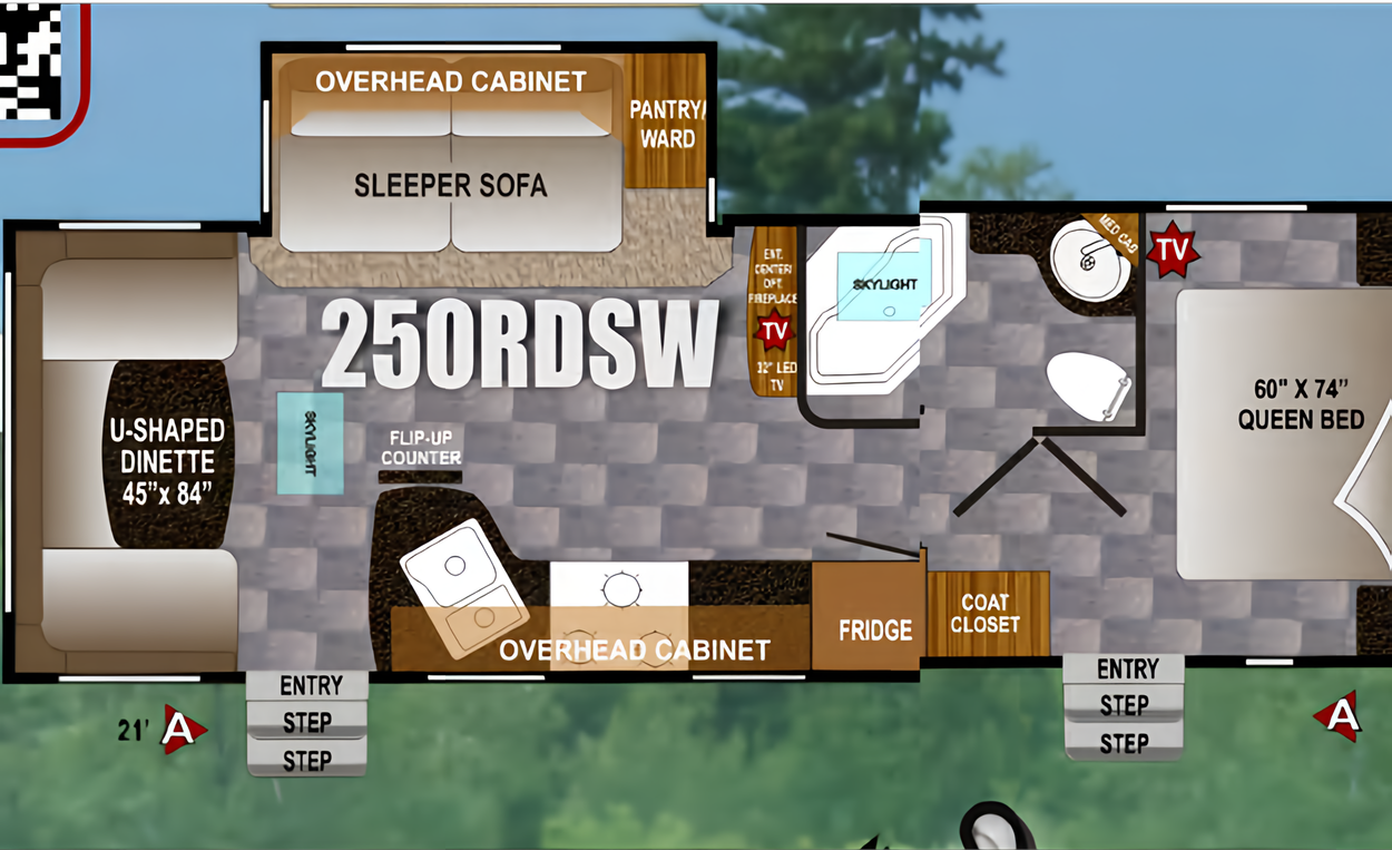 Unwind  in this WindRiver 250RDWS