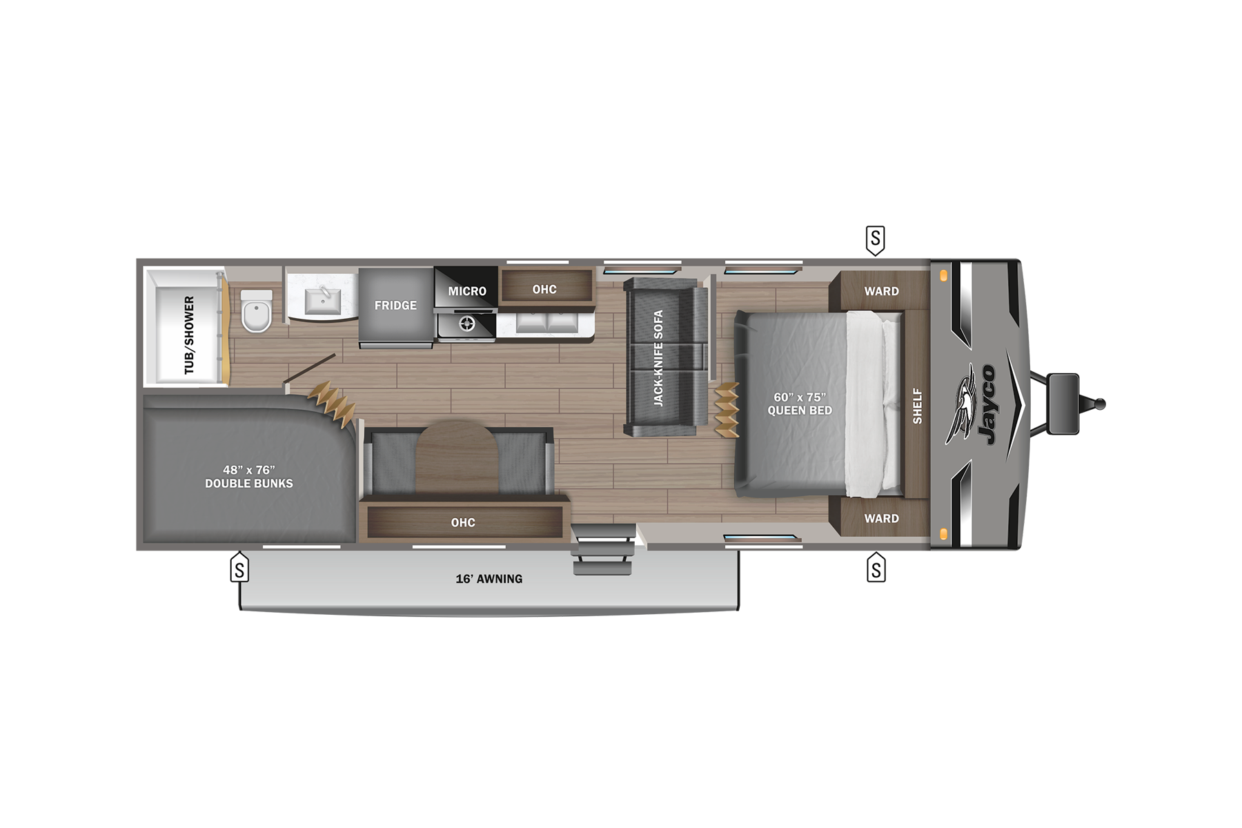 2023 Jayco Jay Flight 264BH Travel Trailer