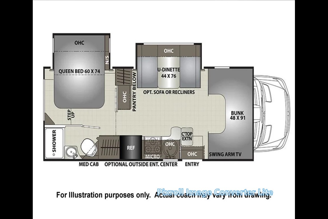 The Silver Star Suite - Double-Slide Deluxe Mercedes Benz Prism 2300DS Exclusive Rental