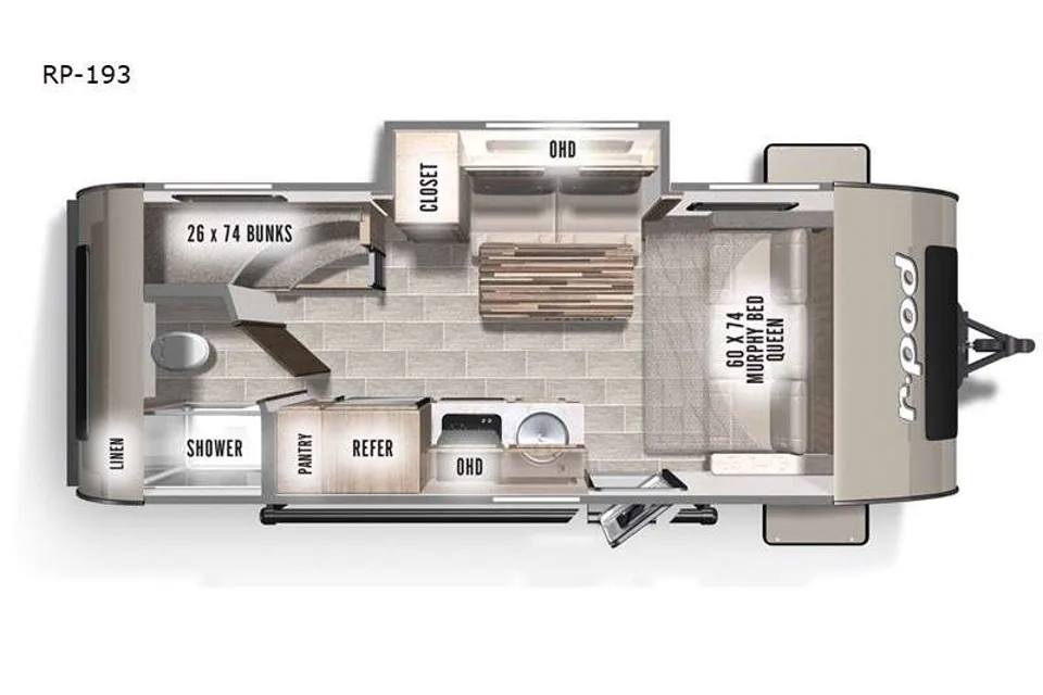 RPod 193 Bunkhouse Travel Trailer