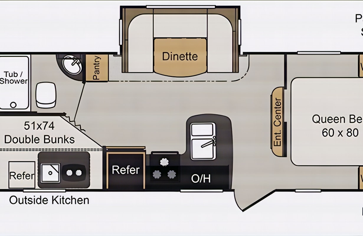  Keystone 24BHS Travel Trailer