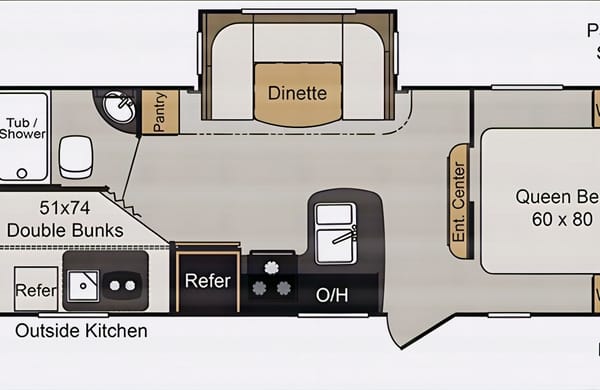 Keystone 24BHS Travel Trailer