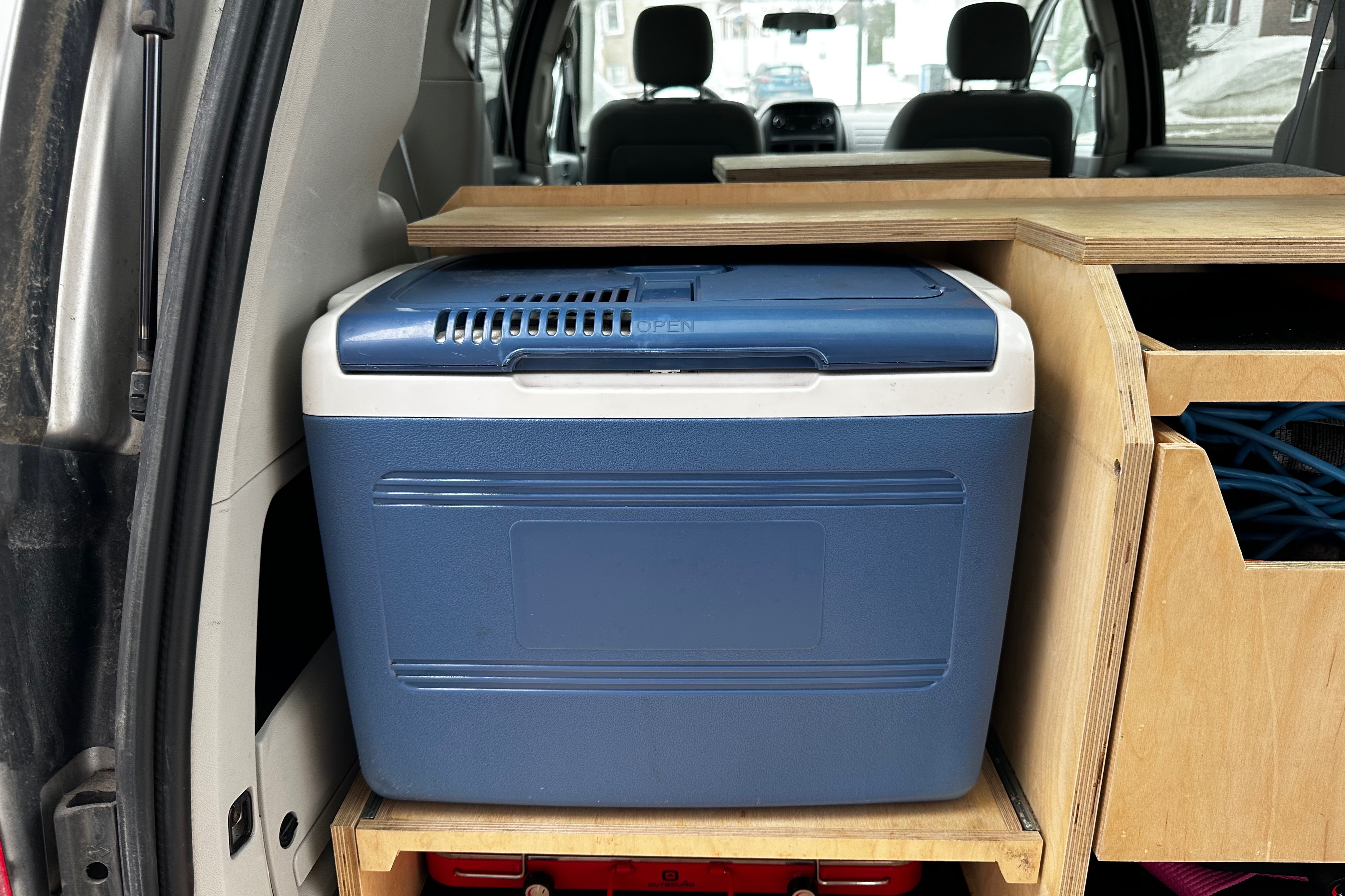 Nelly Bly, the Dodge Grand Caravan Campervan