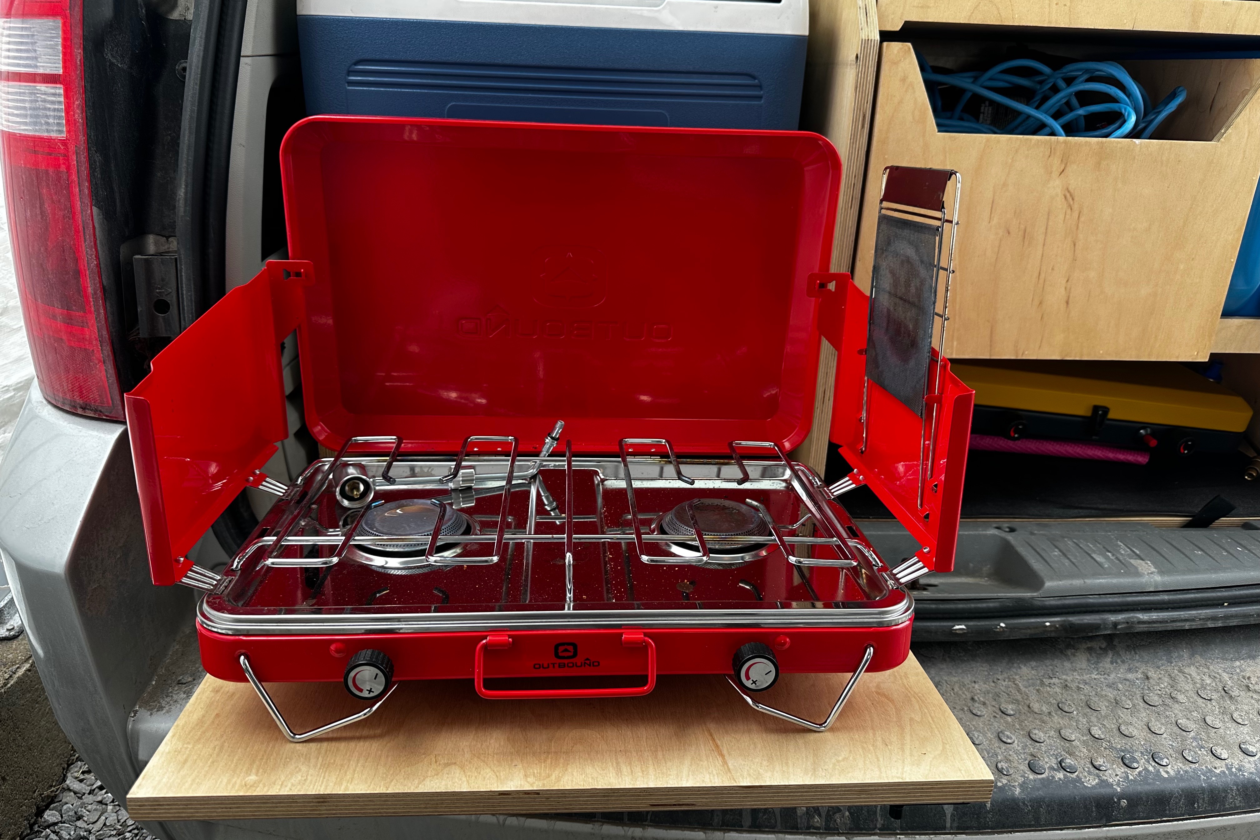 Nelly Bly, the Dodge Grand Caravan Campervan