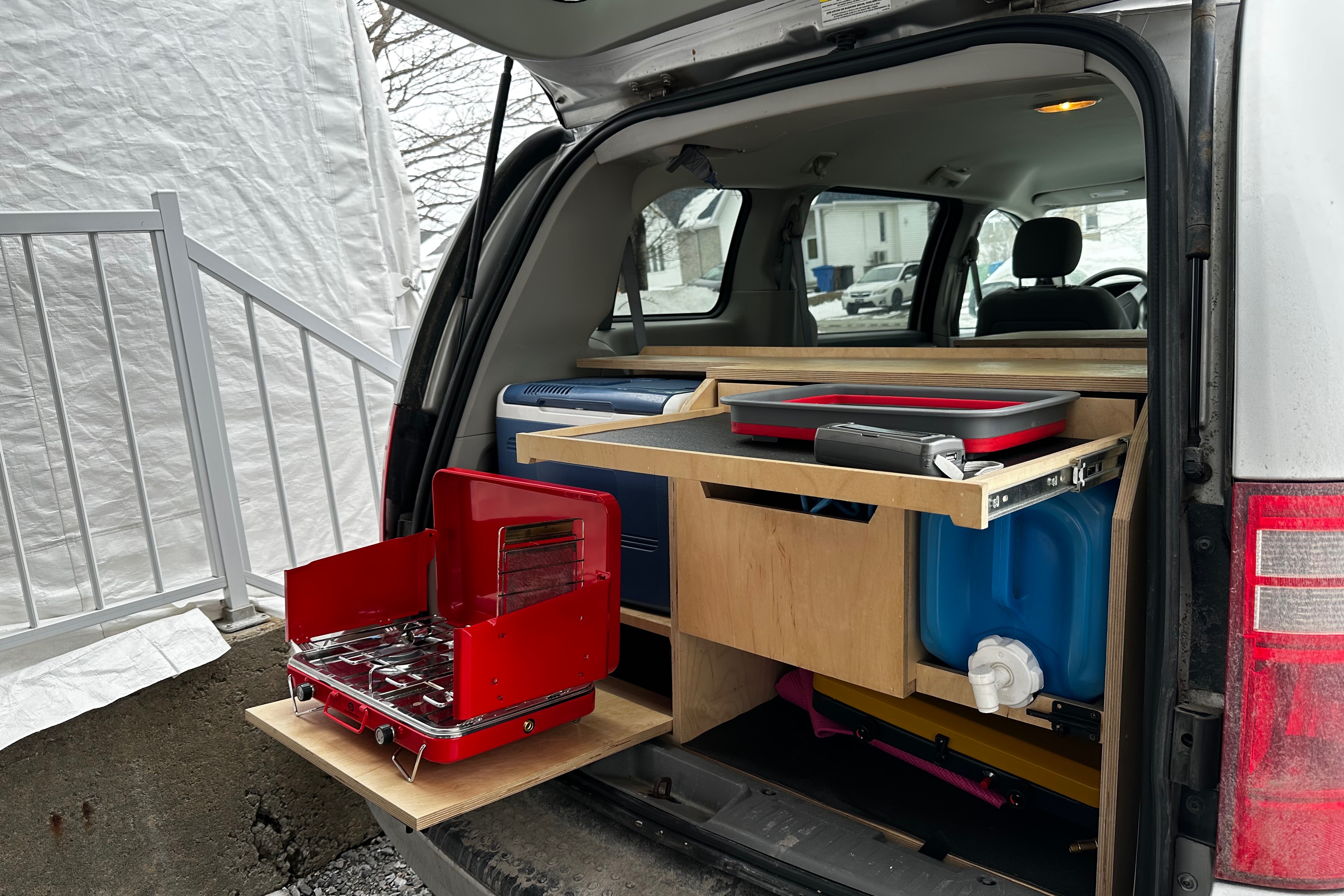 Nelly Bly, the Dodge Grand Caravan Campervan