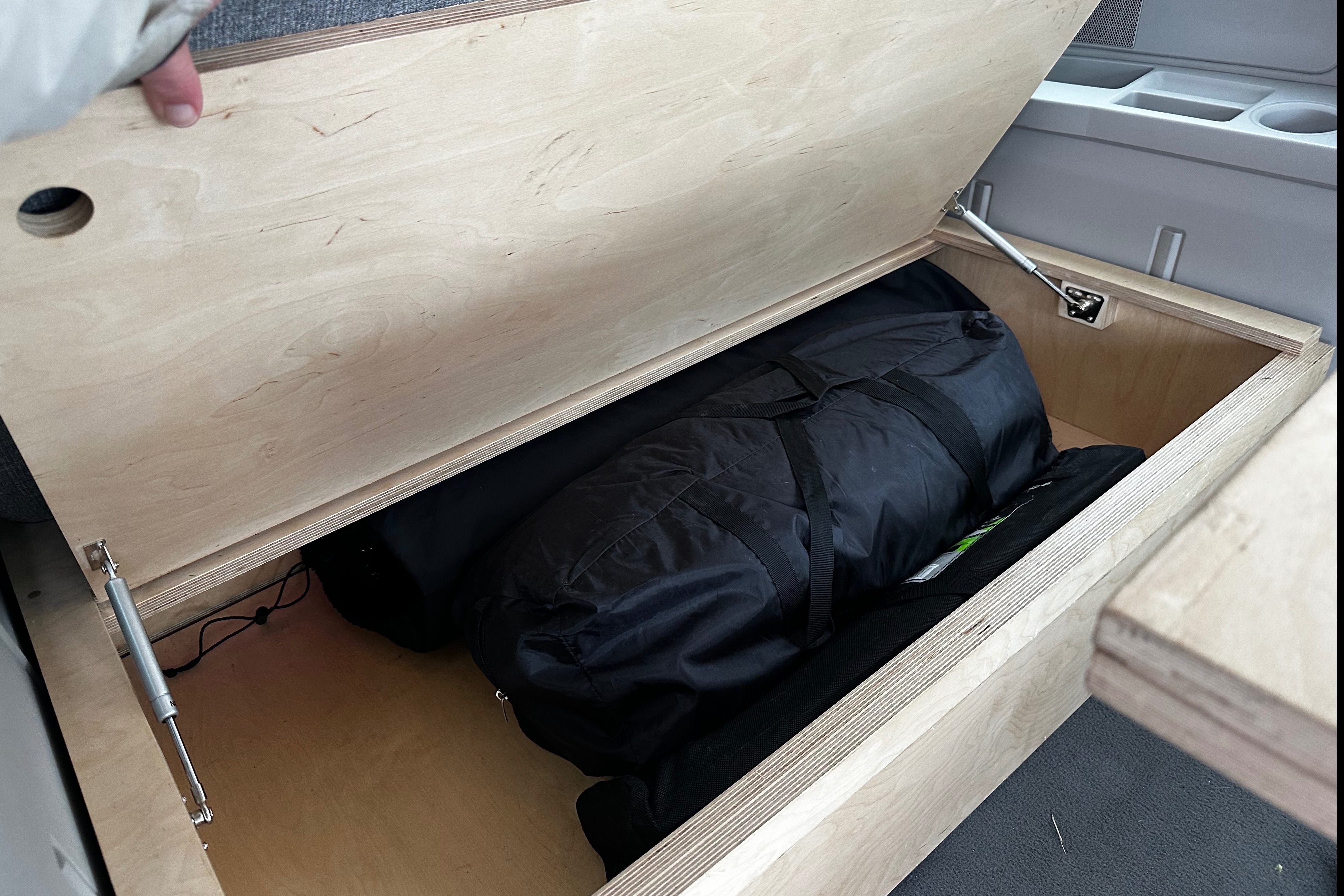 Nelly Bly, the Dodge Grand Caravan Campervan