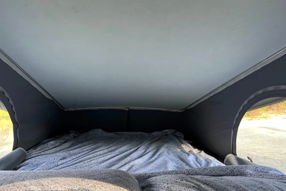 Red Van Winnebago Solis PX - Off-Grid, Lithium, Heater, Sleeps 4