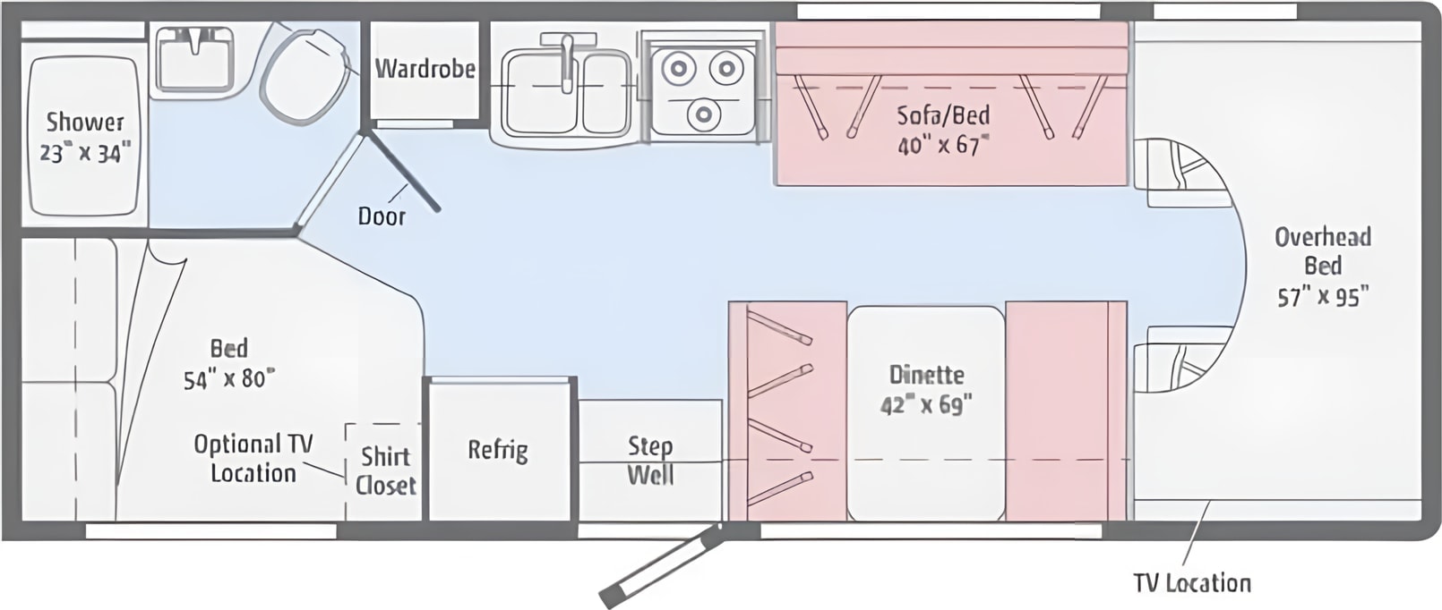 Easy Rider Winnebago Minnie Winnie 25B Class C