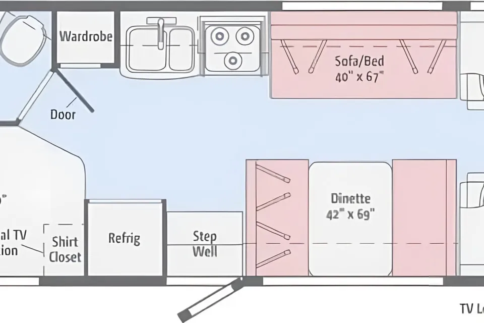 Easy Rider Winnebago Minnie Winnie 25B Class C