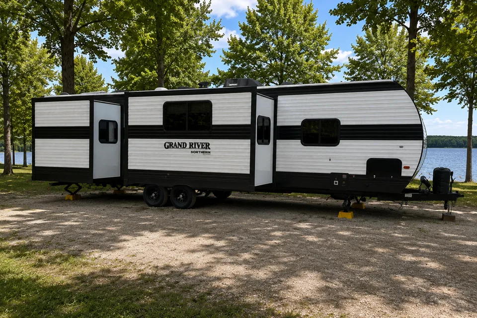 Family-Friendly Trailer | Queen Bed & Bunkhouse | Optional Delivery & Setup