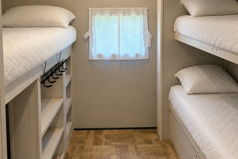 Family-Friendly Trailer | Queen Bed & Bunkhouse | Optional Delivery & Setup