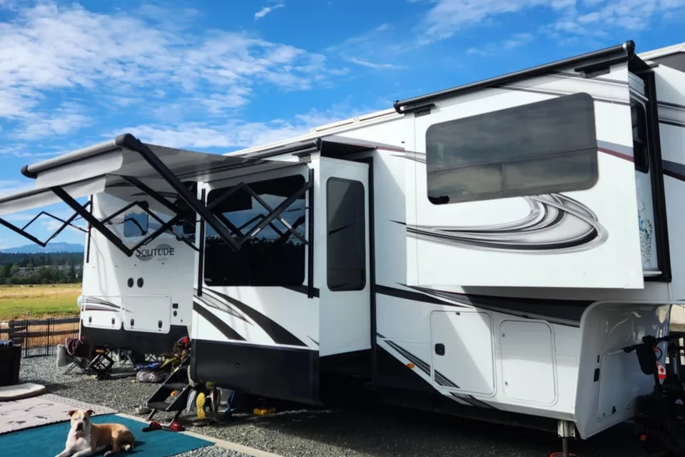 Luxury 5th Wheel | Front Living & High-End Comfort - 2021 Grand Design Solitude 346FLS - WE DELIVER!